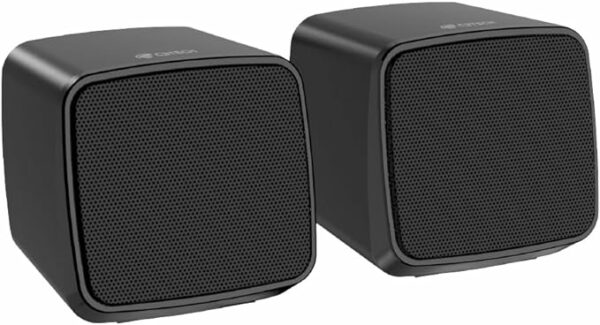 C3Tech Speaker 2.0 SP-40BK Preta conexao de audio P2 e alimentacao via USB